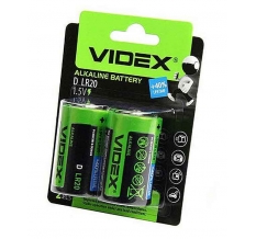 Батарейки Videx LR20 блистер