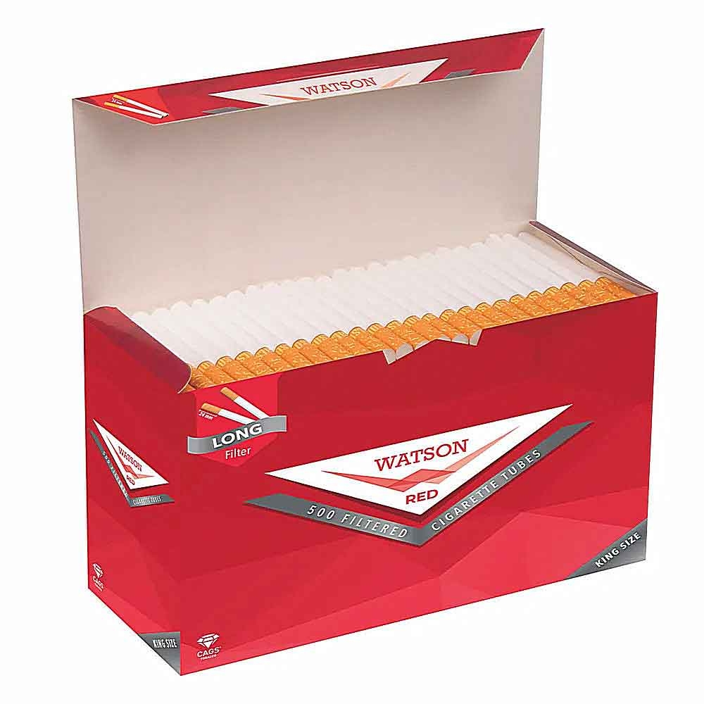 Гильзы сигаретные WATSON RED 500шт King Size ( фильтр 15мм)0