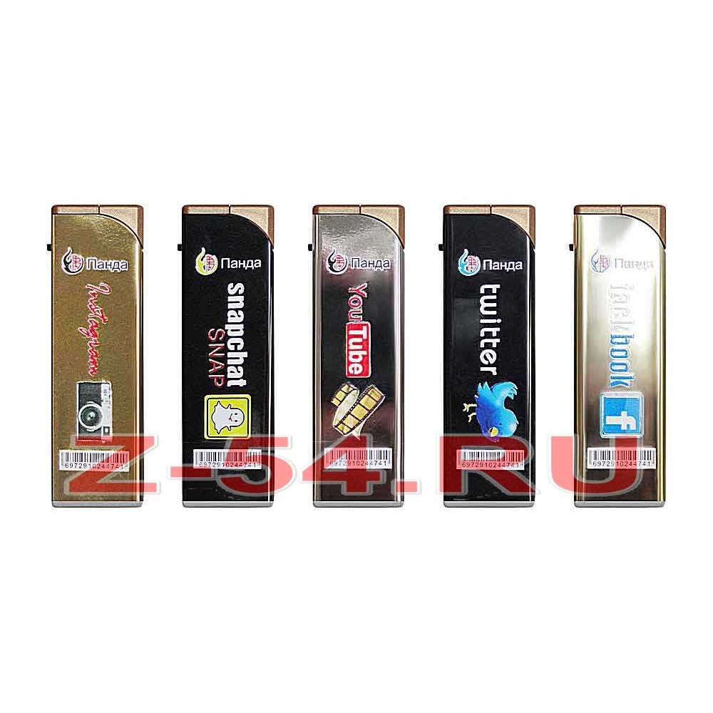 Турбо (ПАНДА 999-6 МЕТАЛЛ JET) Соцсети с откидной крышкой 1*25*400