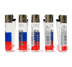 Зажиг. Clipper кремн. Флаг России (CL3A303RU) 1*48*10