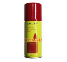 Газ для зажиг. Zigler 140 мл 1*6*12