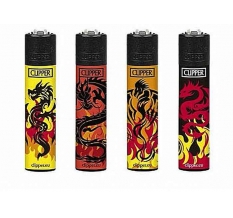 Зажиг. Clipper кремн. DRAGON TATTOO (CL3A839RU) 1*48*10