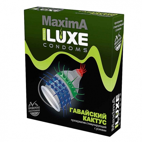 Презервативы Luxe Maxima Гавайский кактус0