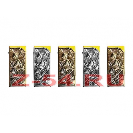 Турбо (Oney JМ-01) Jet пламя МЕТАЛЛ Gold\Silver  1*25*200